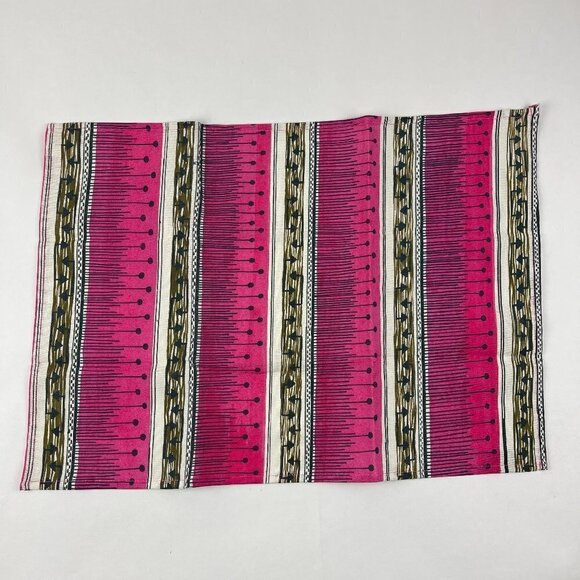 Classic Textiles Mat Pink Black Striped - Picture 1 of 6